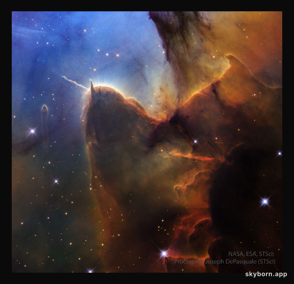 Trifid Pillars and Jets