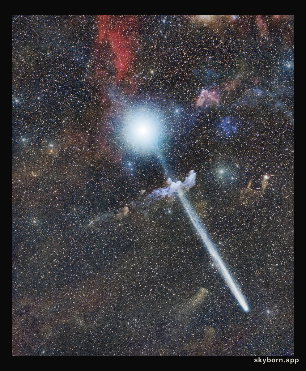 Comet R3 PanSTARRS Before Rigel