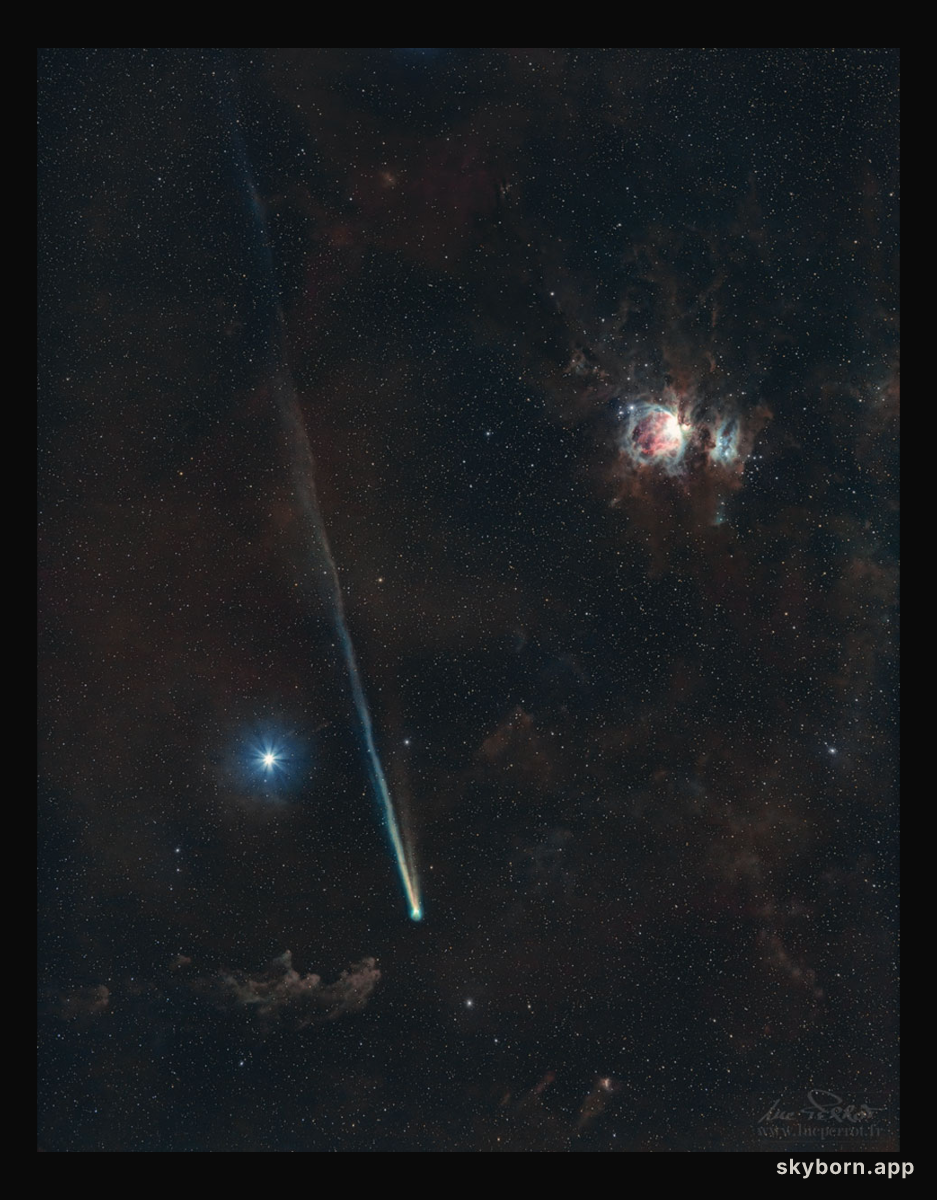 Comet R3 PanSTARRS and Orion