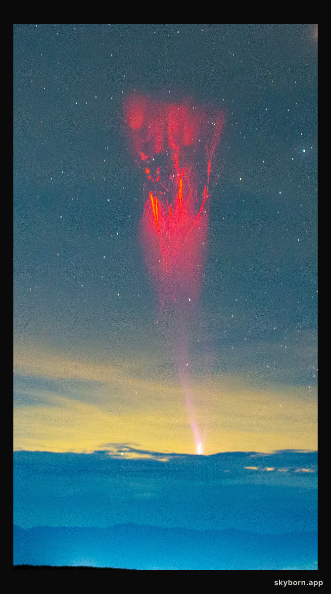 Red Sprites in the Tatacoa Desert