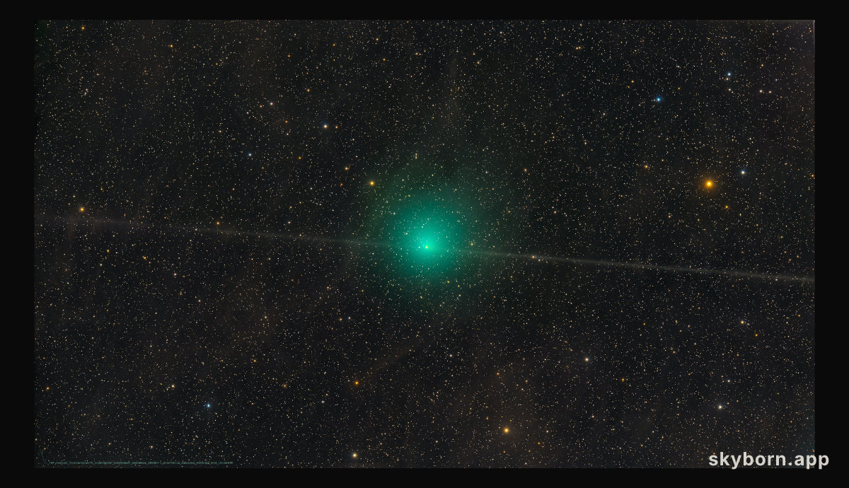 The Dust Trail of Comet Tempel 2