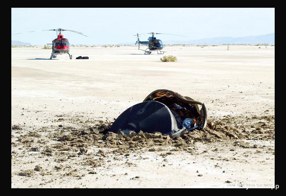 Flying Saucer Crash Lands in Utah Desert
