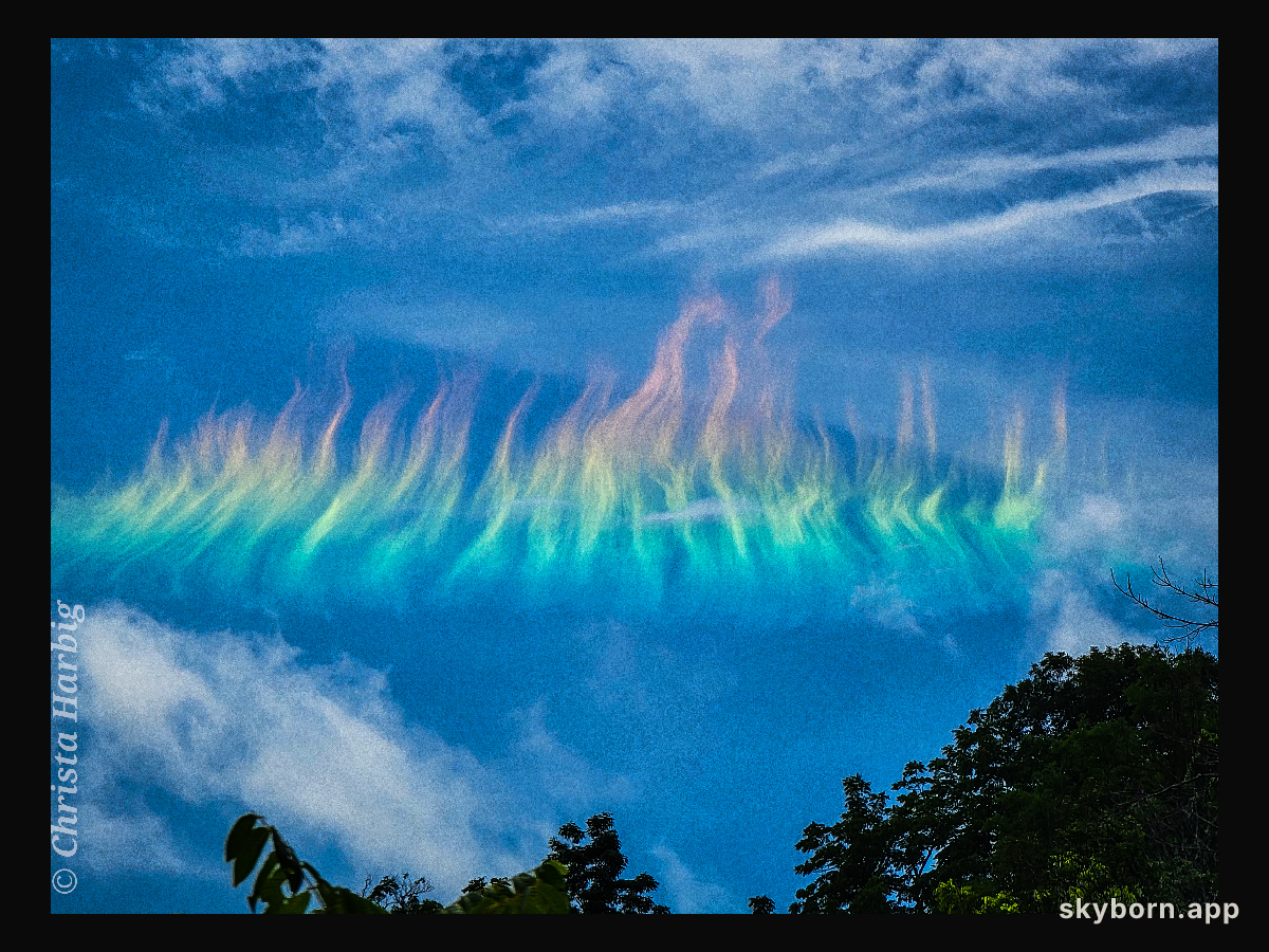 A Fire Rainbow over West Virginia