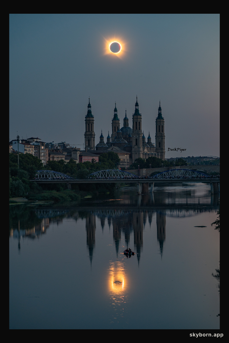 Total Solar Eclipse Over Spain
