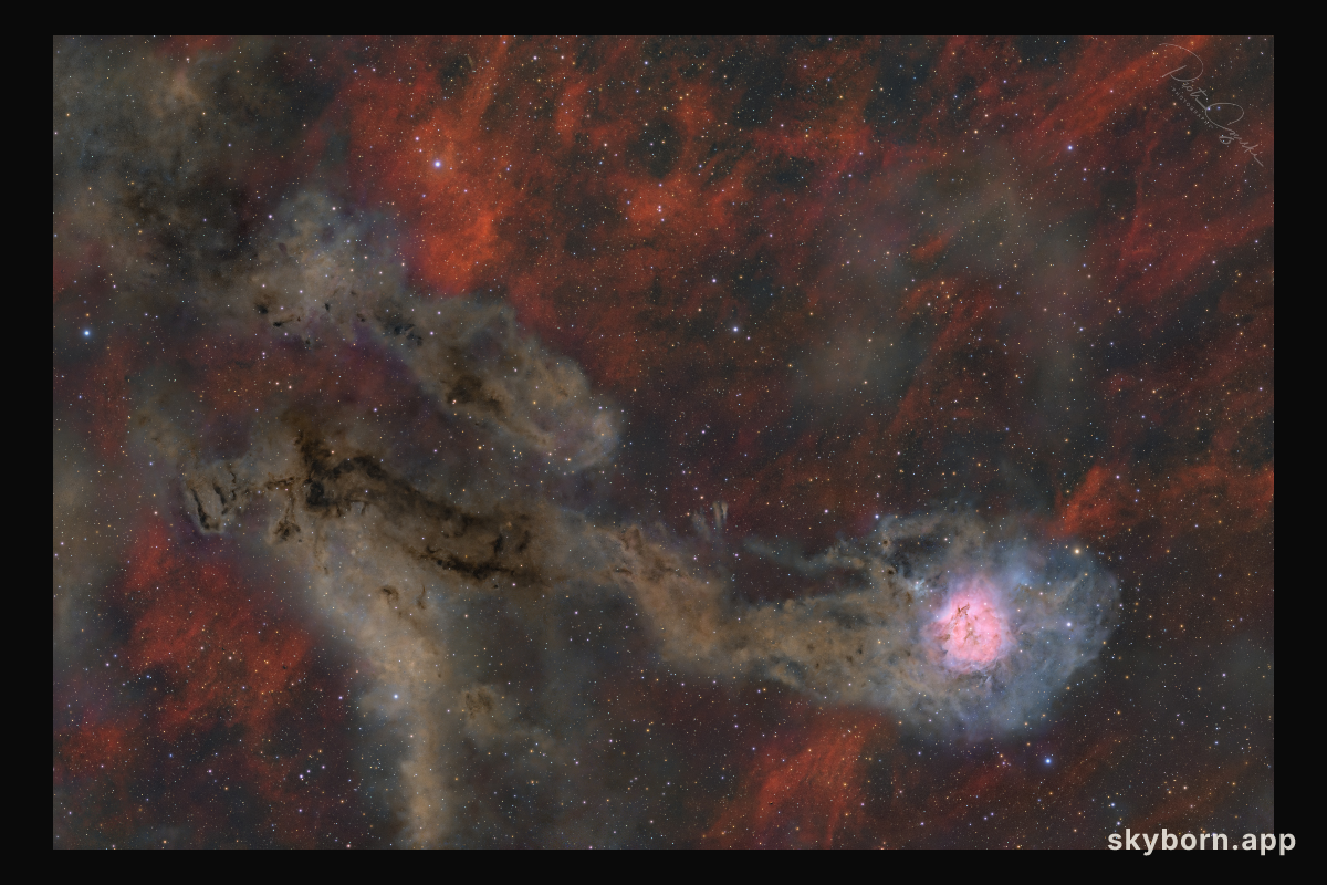 Cocoon Nebula Wide Field