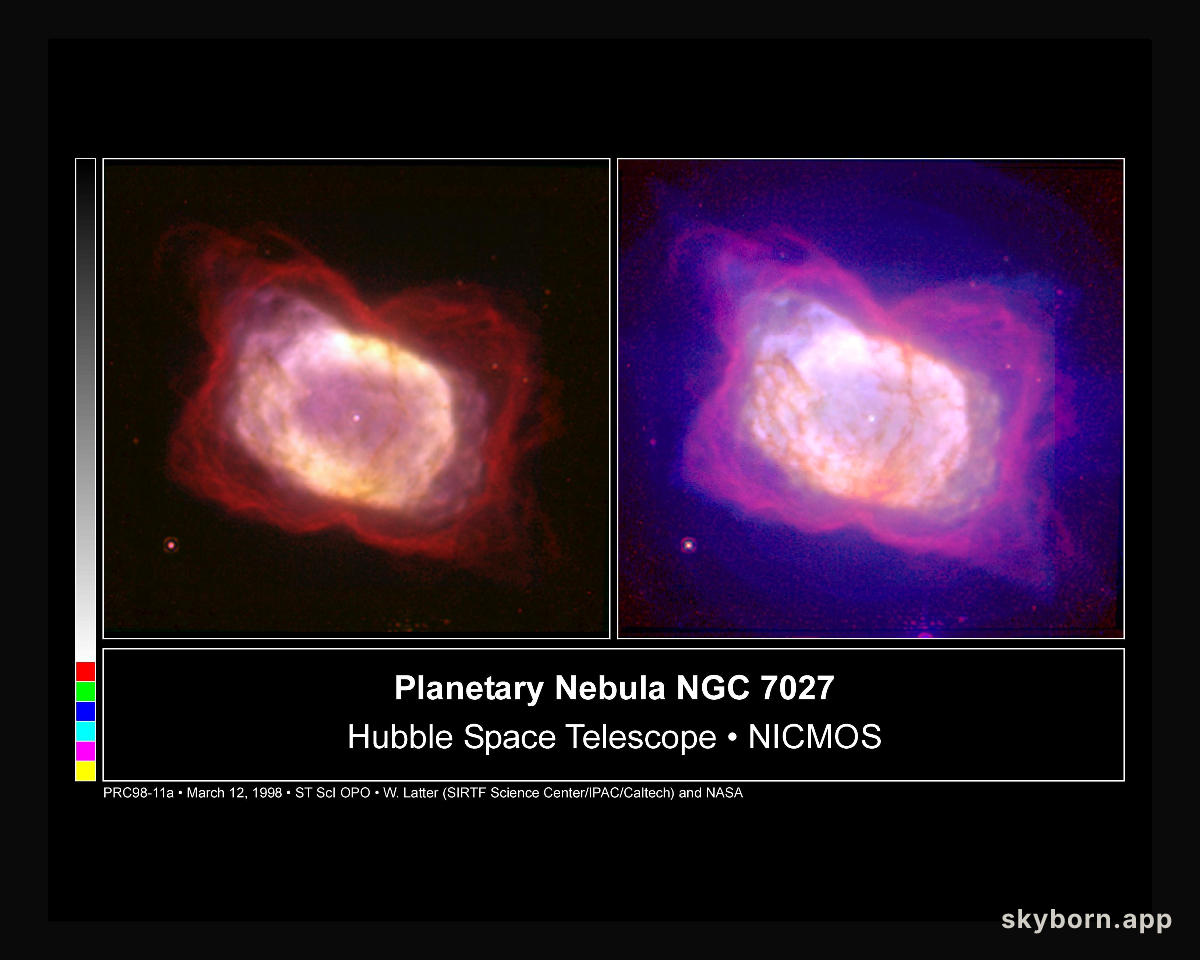 Planetary Nebula NGC 7027 in Infrared