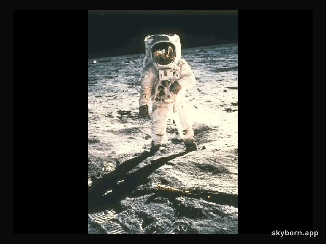 Standing on the Moon