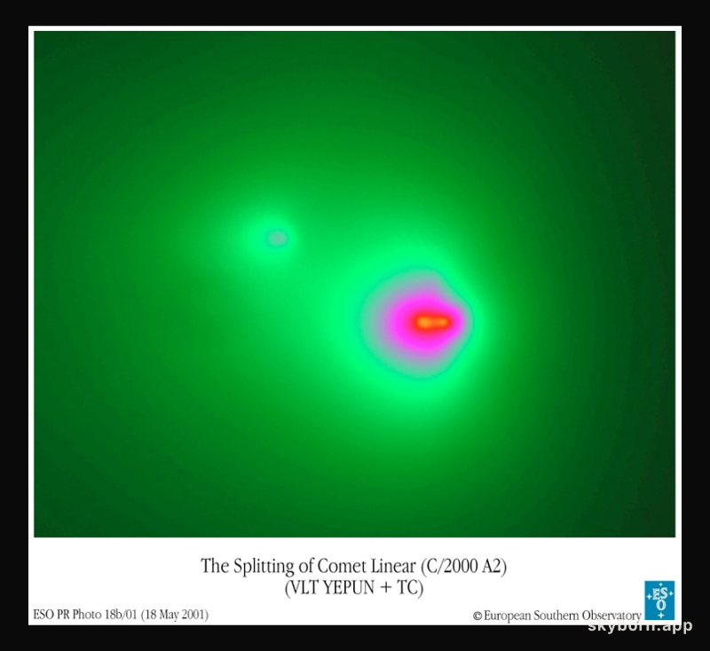 Another Comet LINEAR Breaks Up