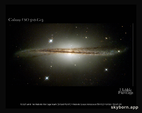 Warped Spiral Galaxy ESO 510-13