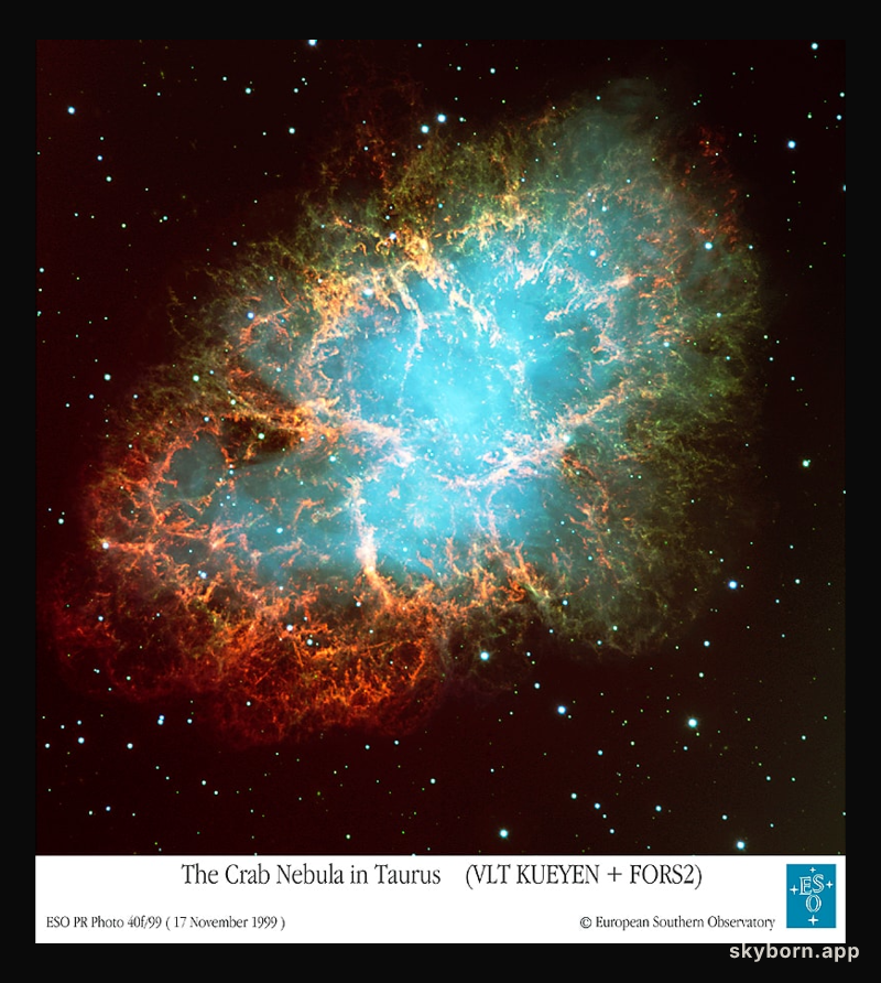The Crab Nebula from VLT