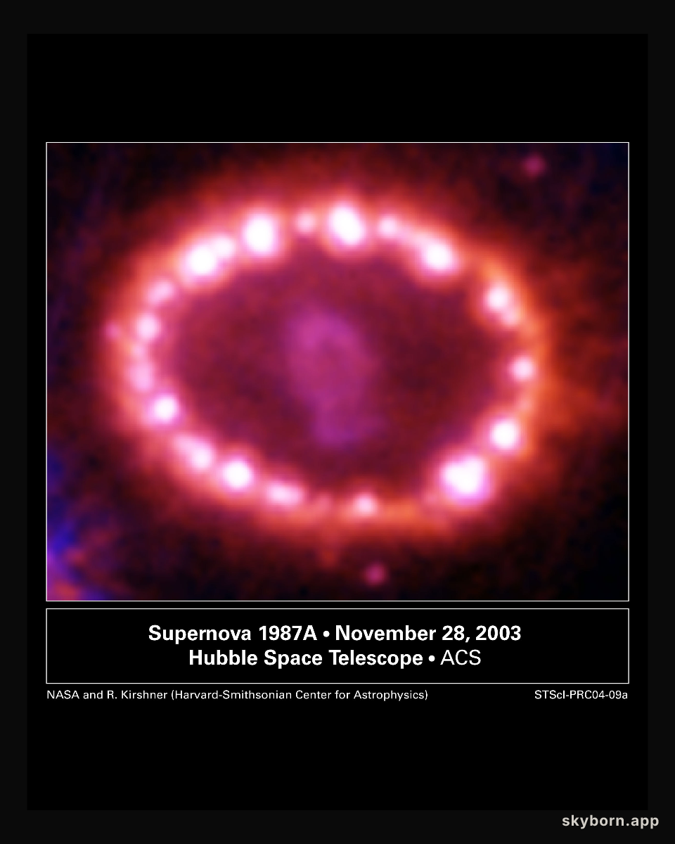 SN1987A's Cosmic Pearls