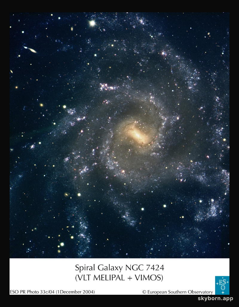 The Arms of NGC 7424