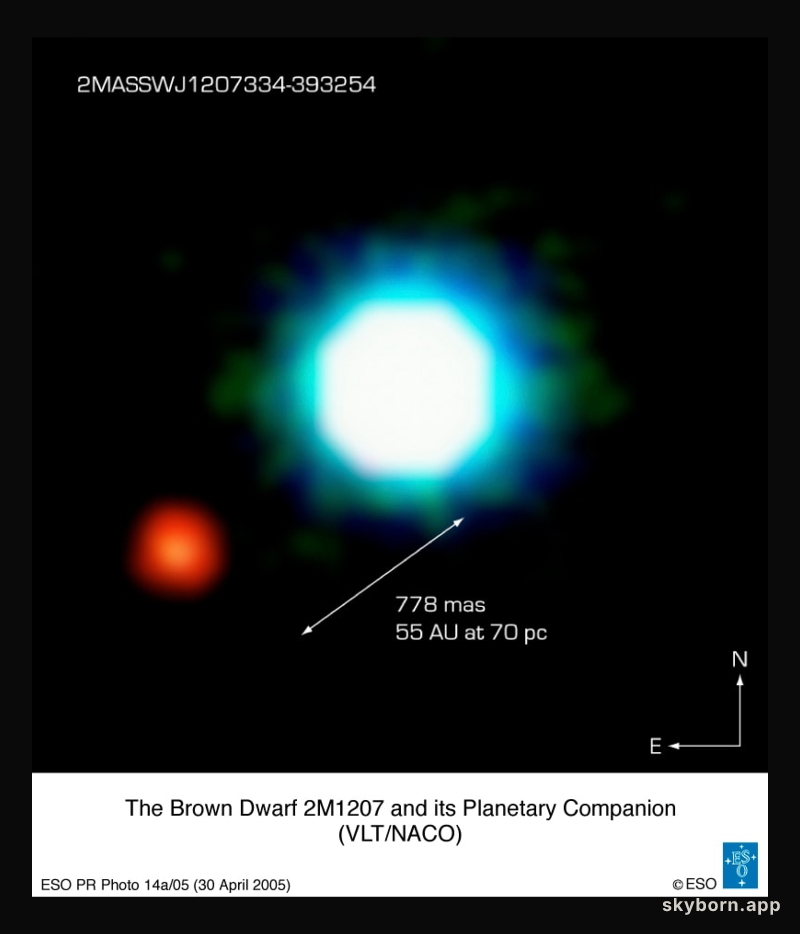 The First Image of an Extra Solar Planet