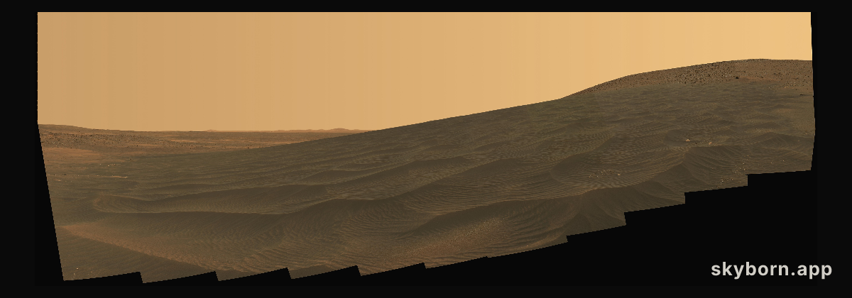 New Year Mars Panorama