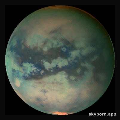 Rotating Titan in Infrared Light