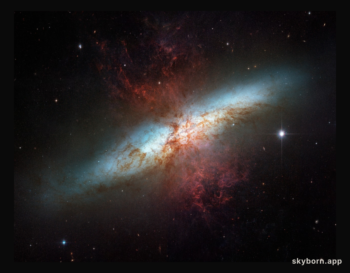 M82: Galaxy with a Supergalactic Wind