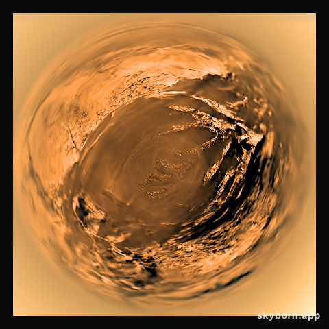 Descent Panorama of Saturn's Titan