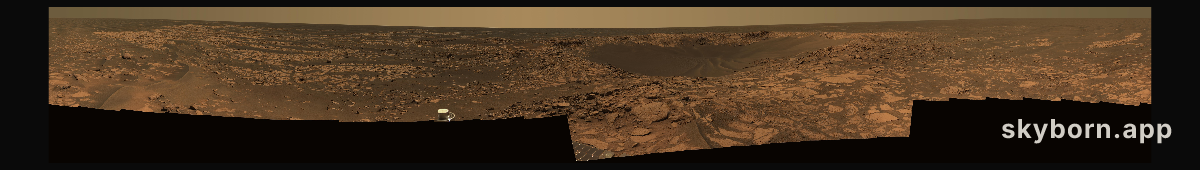 Beagle Crater on Mars