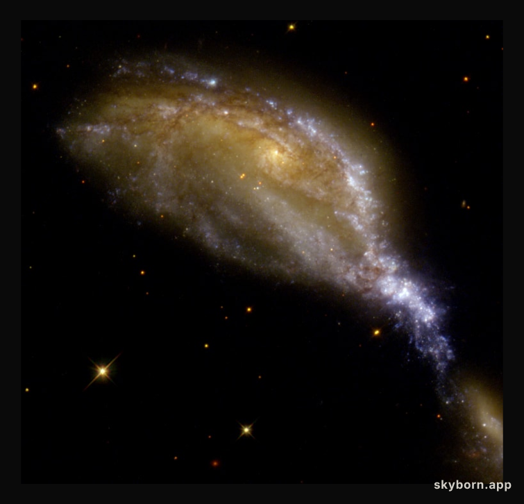 A Galaxy Collision in NGC 6745