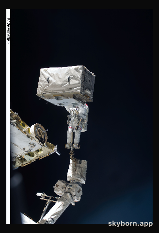 Astronaut's Head Upgraded During Spacewalk