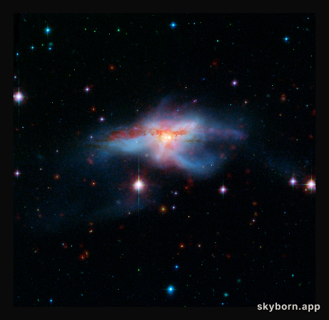 NGC 6240: Merging Galaxies