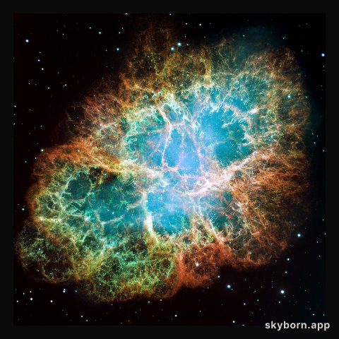 M1: The Crab Nebula from Hubble