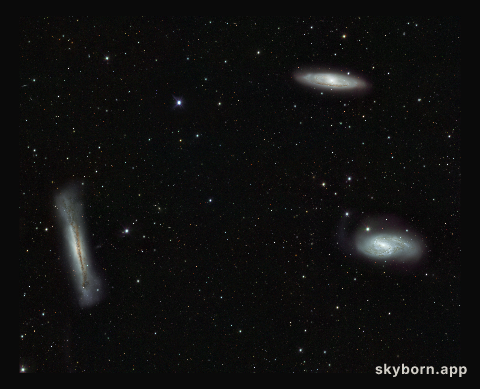 The Leo Triplet Galaxies from VST