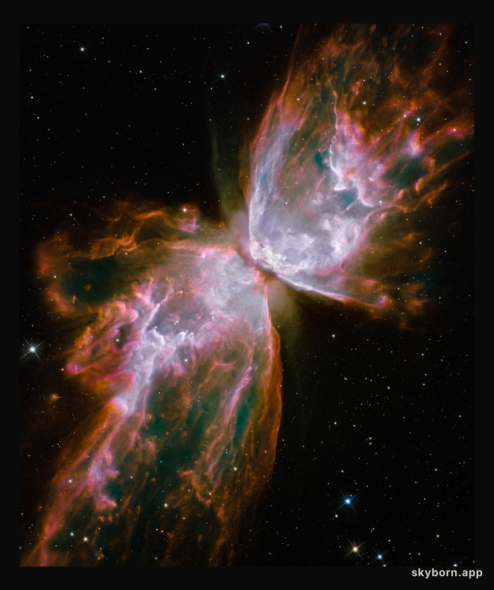 The Butterfly Nebula from Hubble