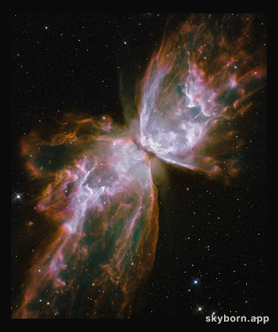 The Butterfly Nebula from Hubble