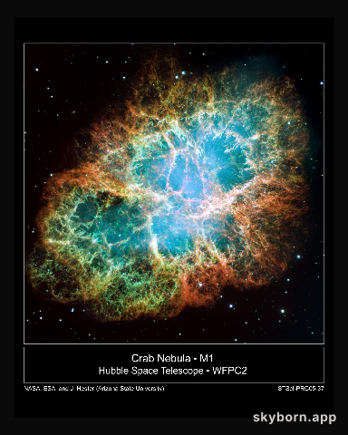 M1: The Crab Nebula from Hubble