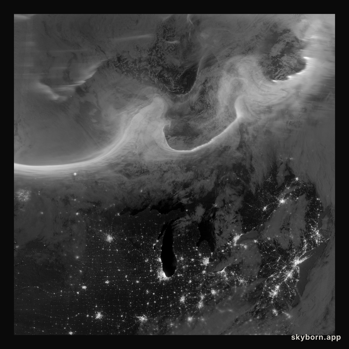 Aurorae over Planet Earth