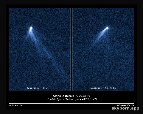 The Unexpected Tails of Asteroid P5