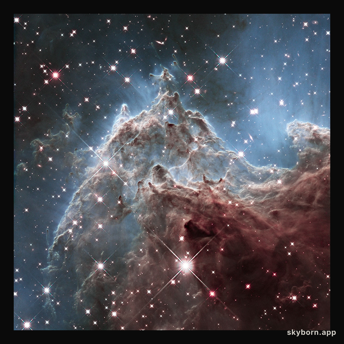 At the Edge of NGC 2174