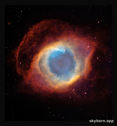 The Helix Nebula from Blanco and Hubble