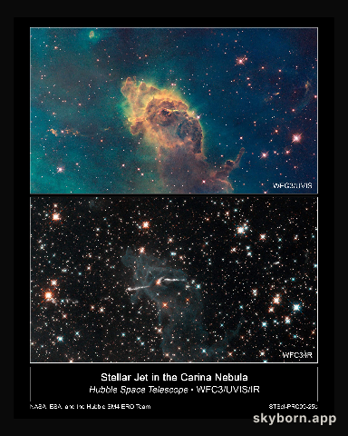 Carina Nebula Dust Pillar