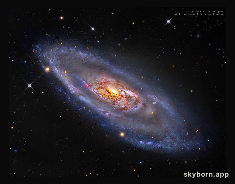 M106: A Spiral Galaxy with a Strange Center
