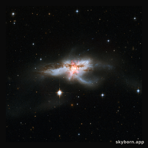 NGC 6240: Merging Galaxies