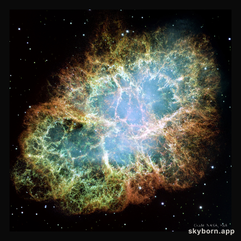 M1: The Crab Nebula from Hubble