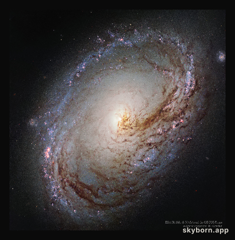 Spiral Galaxy M96 from Hubble