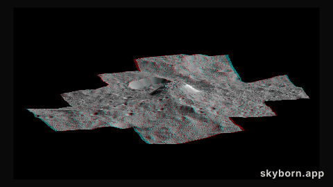 3D Ahuna Mons