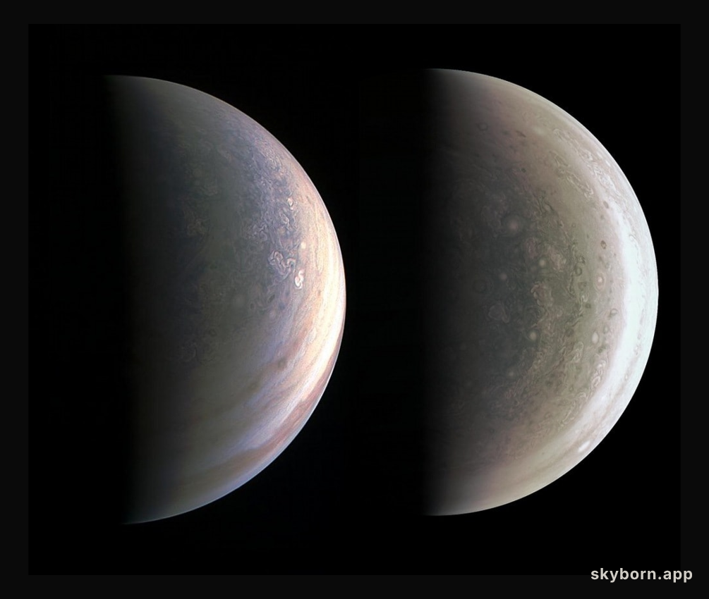 The North and South of Jupiter