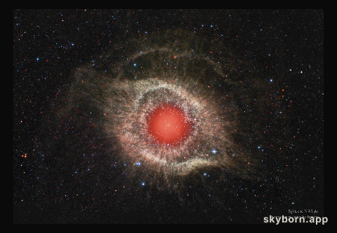 The Helix Nebula in Infrared