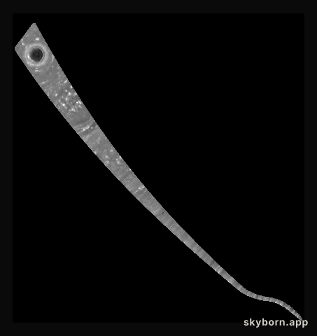Noodle Mosaic of Saturn