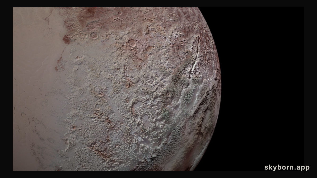 Pluto's Bladed Terrain