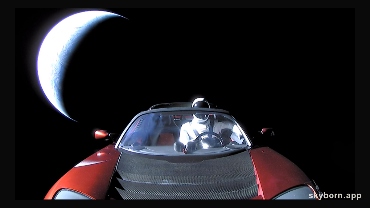 Roadster, Starman, Planet Earth