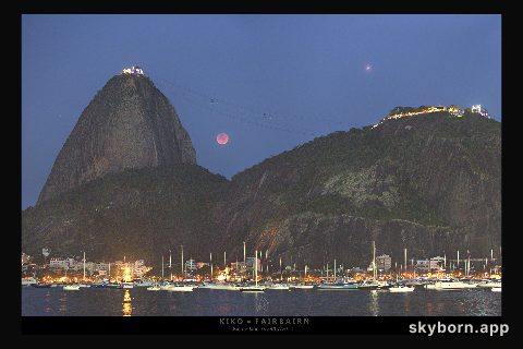 Lunar Eclipse over Rio