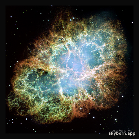 M1: The Crab Nebula from Hubble