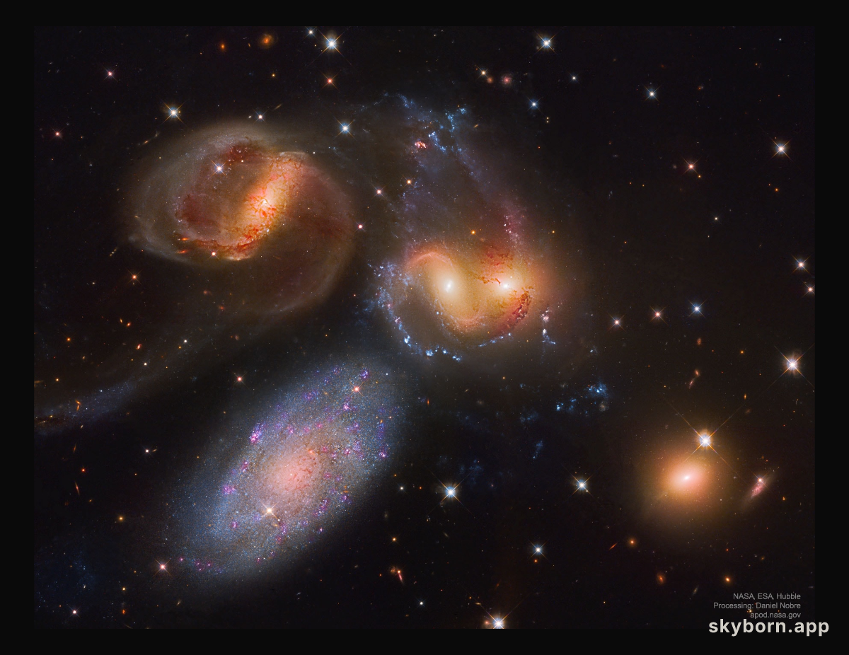 Stephan's Quintet from Hubble