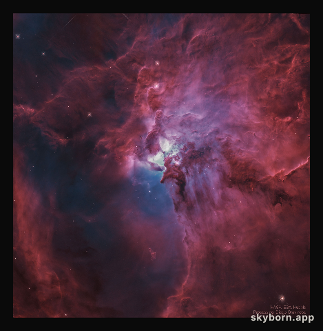 The Lively Center of the Lagoon Nebula