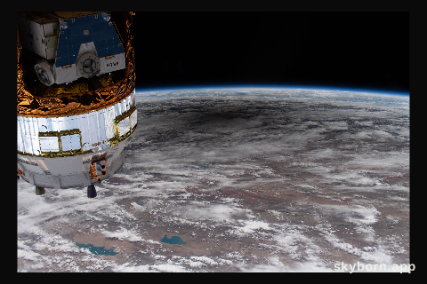 Eclipse under the ISS